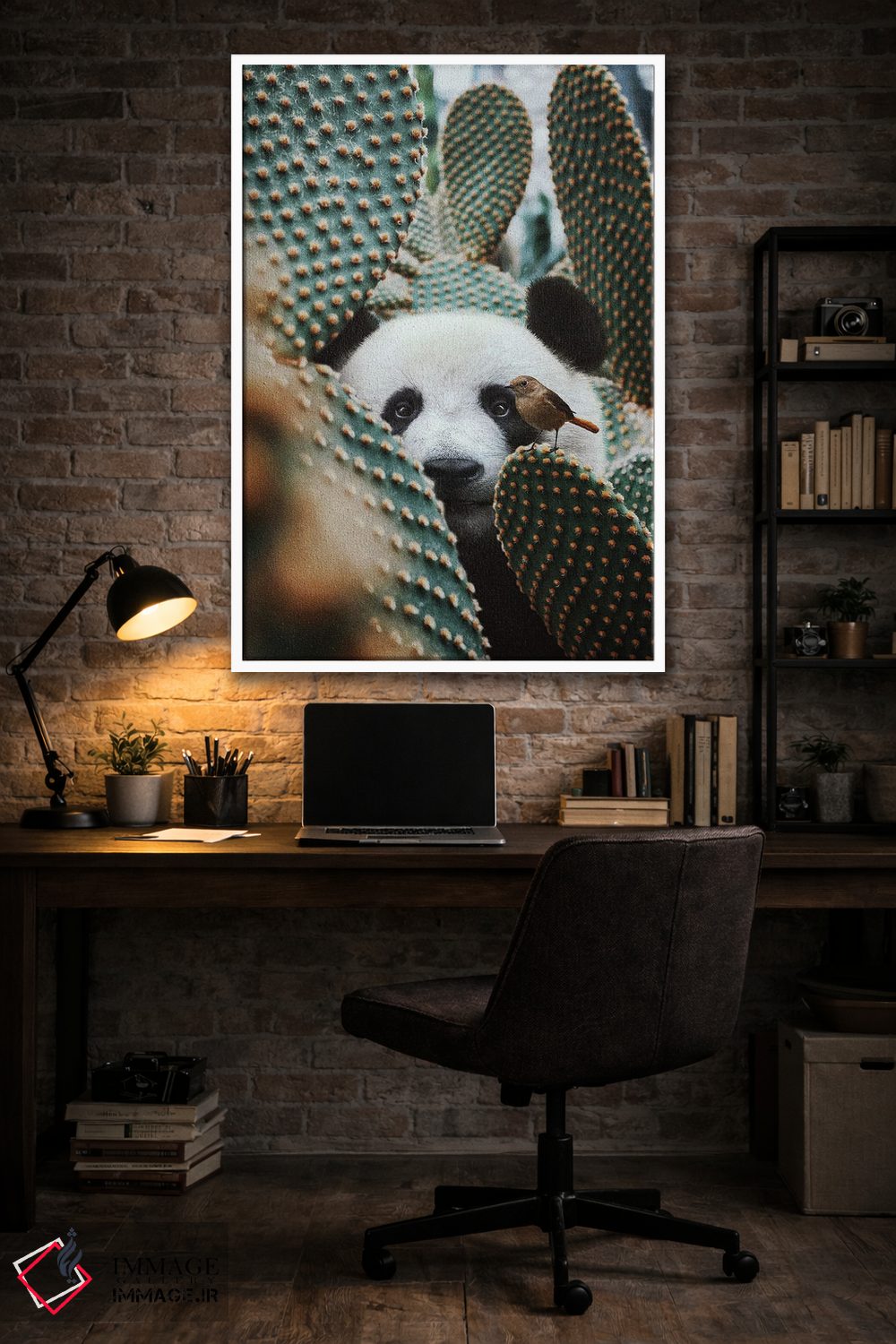 تابلو دکوراتیو روحم هنگام دیدنت لرزید اثر کارن کانتوک - D4W