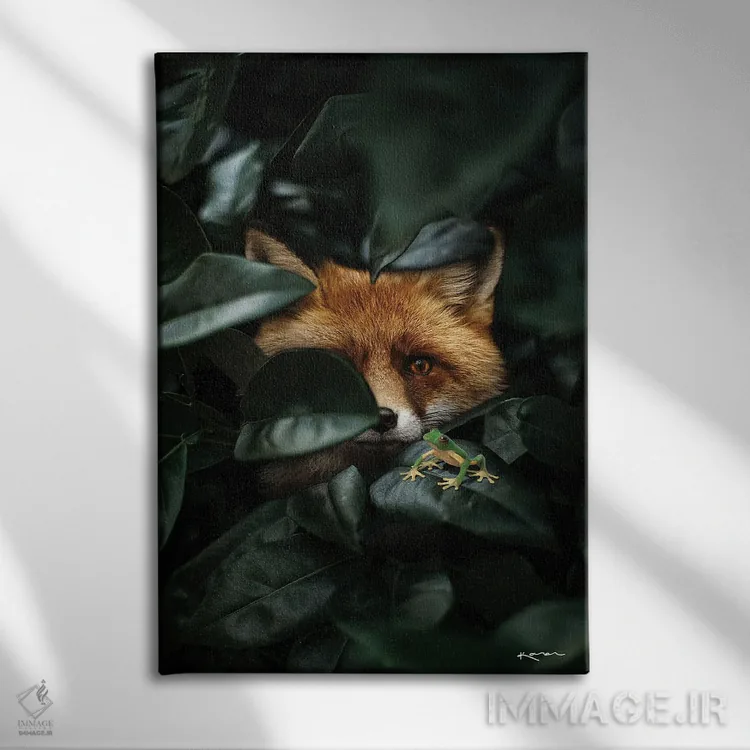 تابلو دکوراتیو قلبم را دوست دارم چون مال توست اثر کارن کانتوک - نمای روبهرو روی دیوار