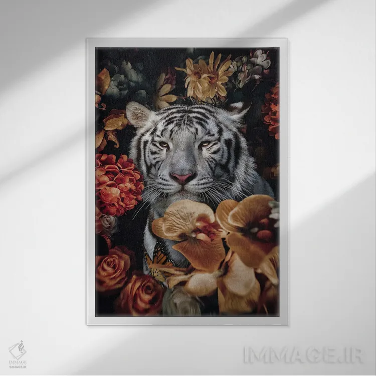 تابلو دکوراتیو به من عادت کن اثر کارن کانتوک - نمای قابدار سفید