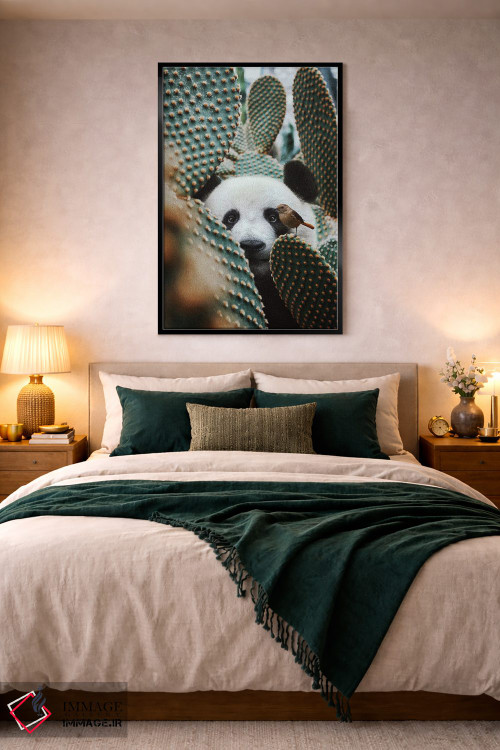 تابلو دکوراتیو روحم هنگام دیدنت لرزید اثر کارن کانتوک - D6B