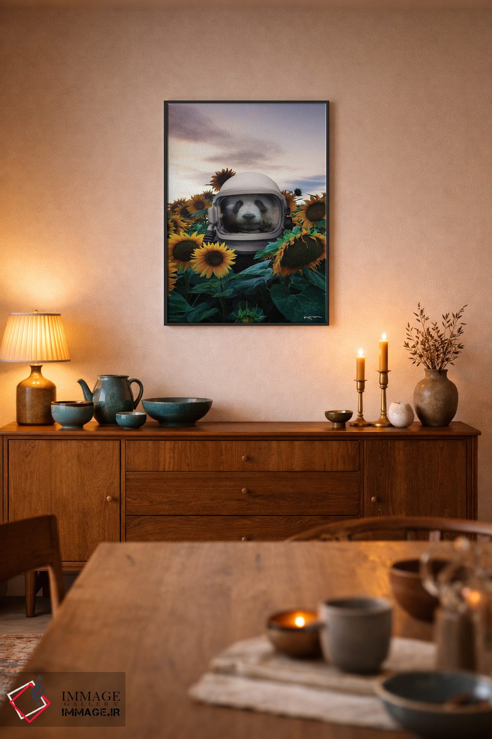 تابلو دکوراتیو می توانیم با هم گم شویم اثر کارن کانتوک - D6B