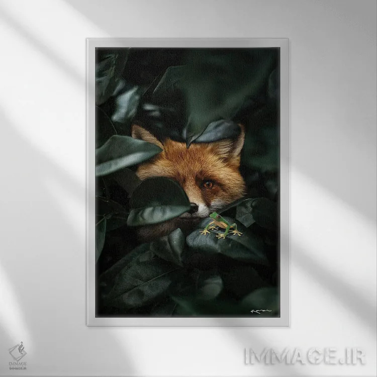 تابلو دکوراتیو قلبم را دوست دارم چون مال توست اثر کارن کانتوک - نمای قابدار سفید