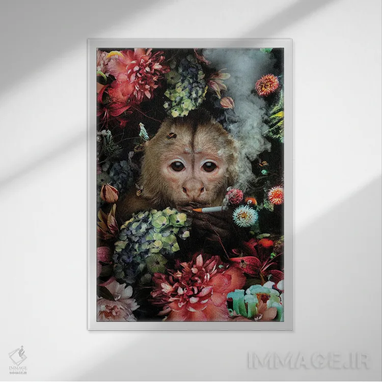 تابلو دکوراتیو تو عادت بد مورد علاقه منی اثر کارن کانتوک - نمای قابدار سفید