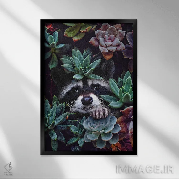 تابلو دکوراتیو سلام، زیبایی اثر کارن کانتوک - نمای قابدار مشکی