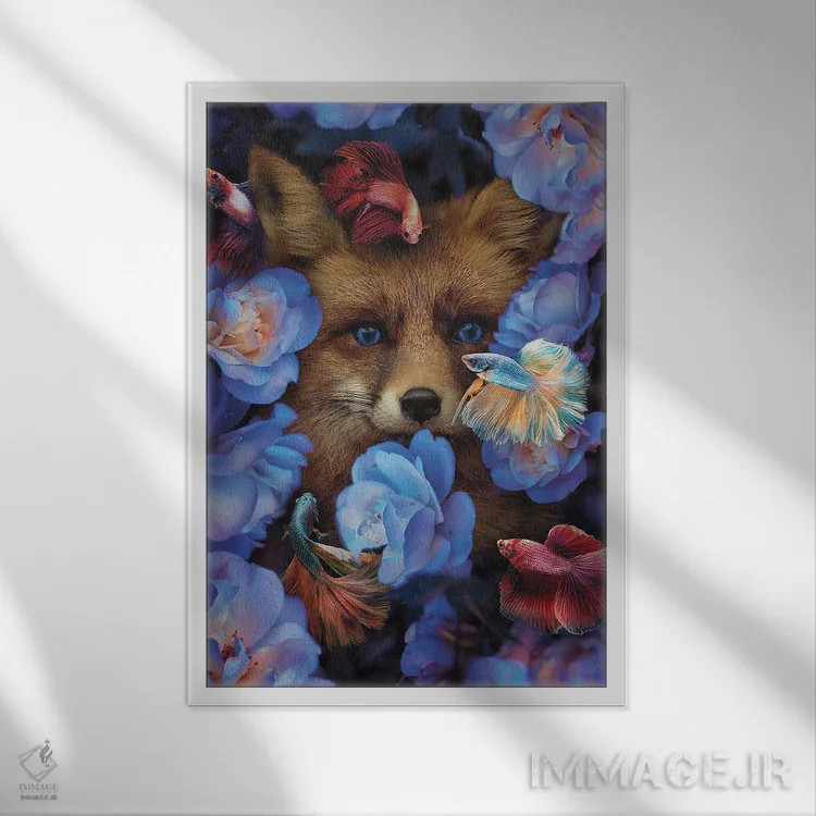 تابلو دکوراتیو بی آنکه دنبالت بگردم پیدایت کردم اثر کارن کانتوک - نمای قابدار سفید