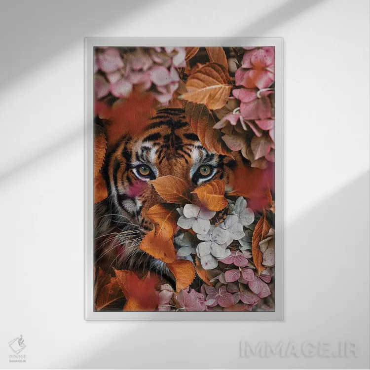 تابلو دکوراتیو هر بار عاشق می شوم اثر کارن کانتوک - نمای قابدار سفید