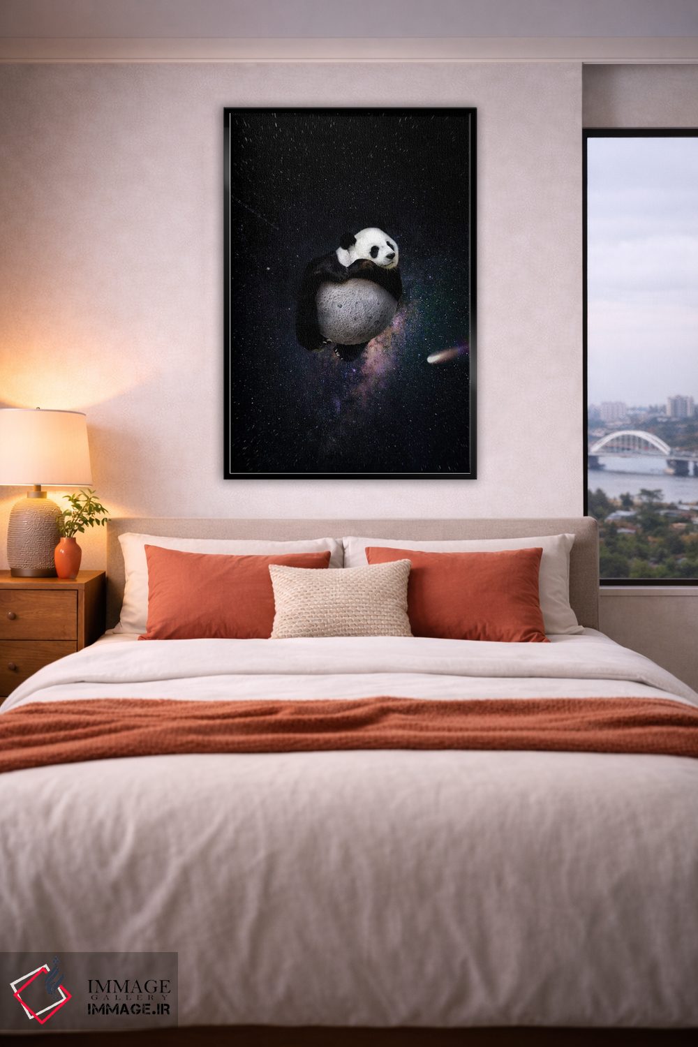 تابلو دکوراتیو مسافر روح اثر کارن کانتوک - D6B