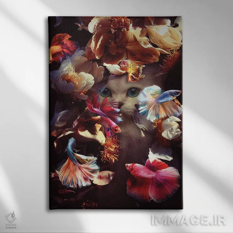 تابلو دکوراتیو دوست دارم وجودت را تماشا کنم اثر کارن کانتوک - نمای روبهرو روی دیوار