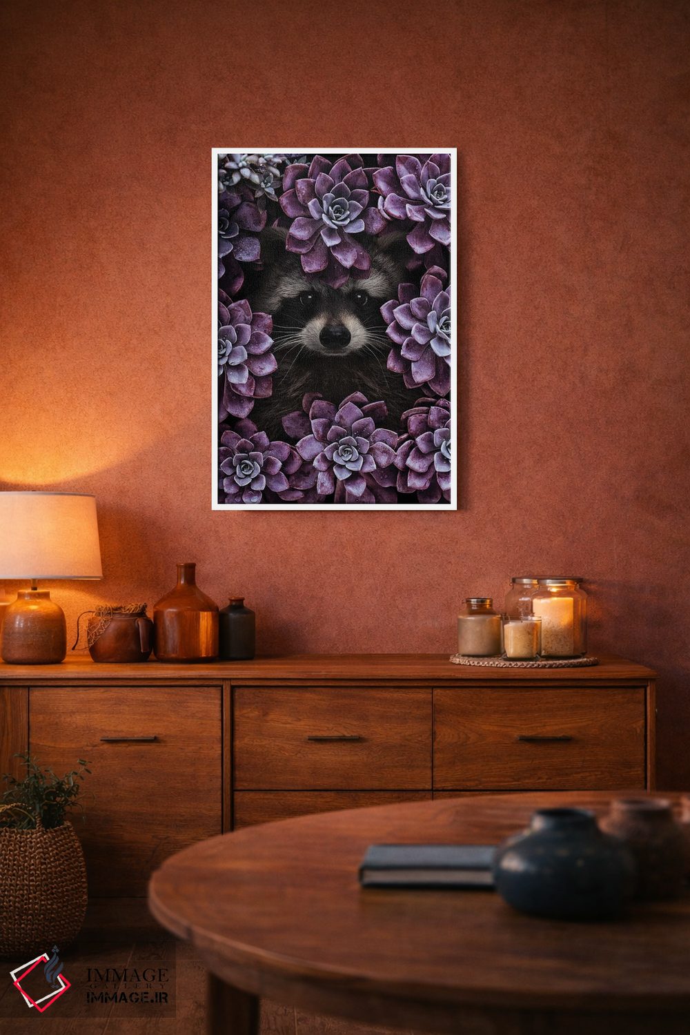 تابلو دکوراتیو همه چیز بزرگ نمایی شده است اثر کارن کانتوک - D2W