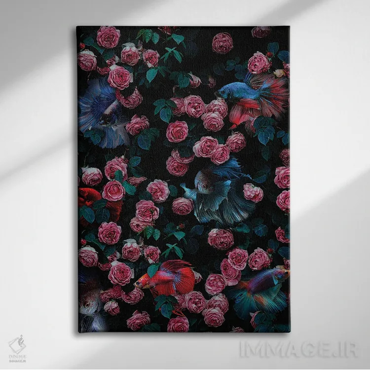 تابلو دکوراتیو همه چیز خیلی زیاد شده اثر کارن کانتوک - نمای روبهرو روی دیوار