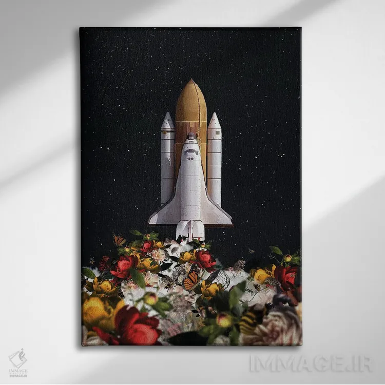 تابلو دکوراتیو راه برگشتم به تو را پیدا می کنم اثر کارن کانتوک - نمای روبهرو روی دیوار