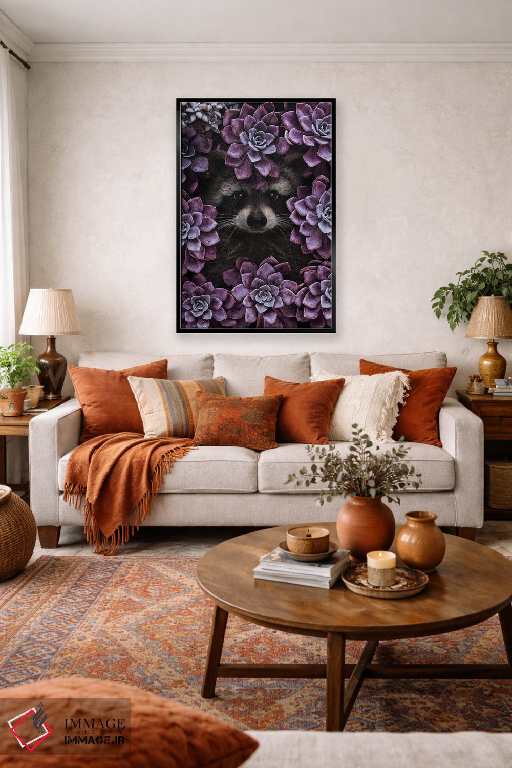 تابلو دکوراتیو همه چیز بزرگ نمایی شده است اثر کارن کانتوک - D3B