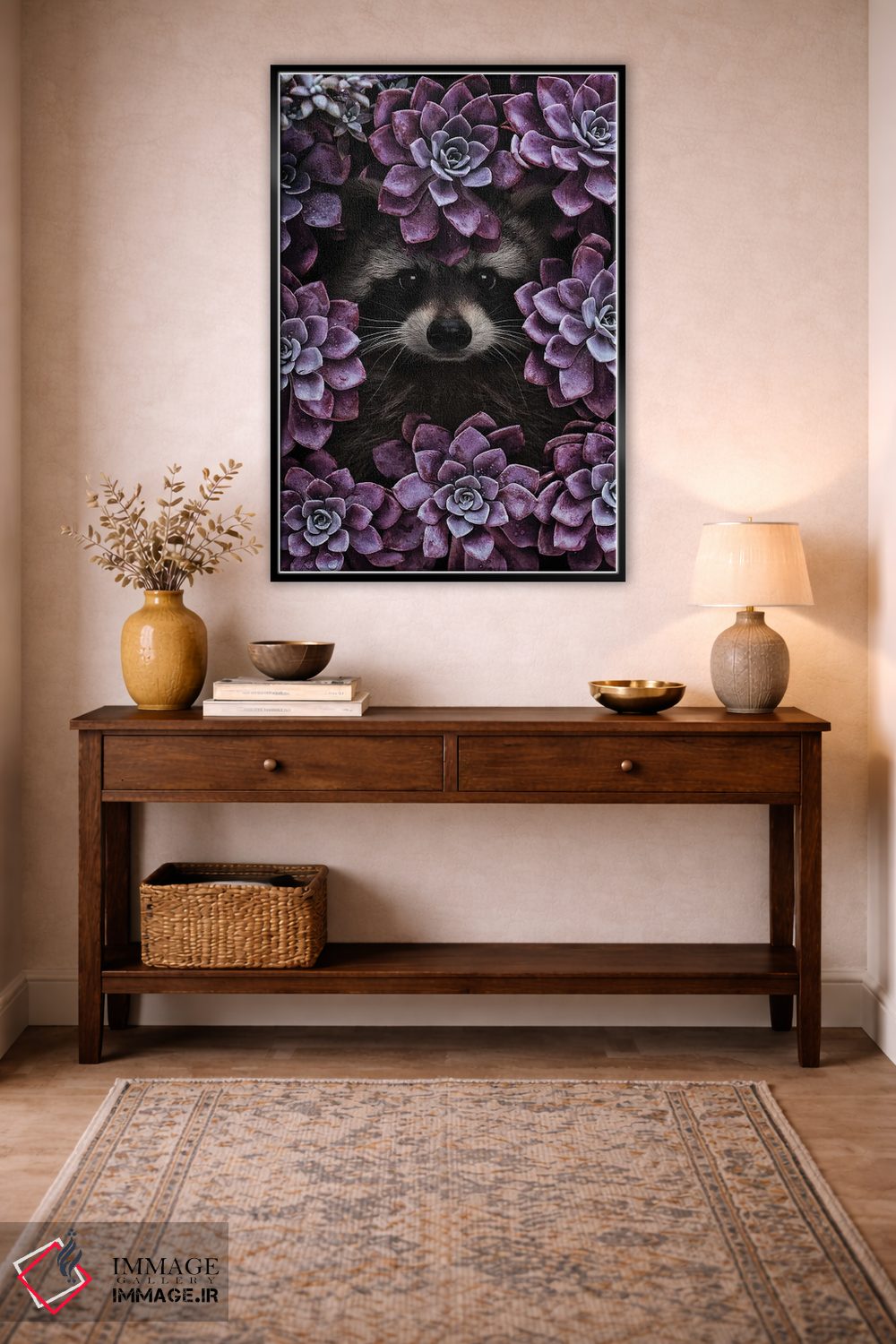 تابلو دکوراتیو همه چیز بزرگ نمایی شده است اثر کارن کانتوک - D4B