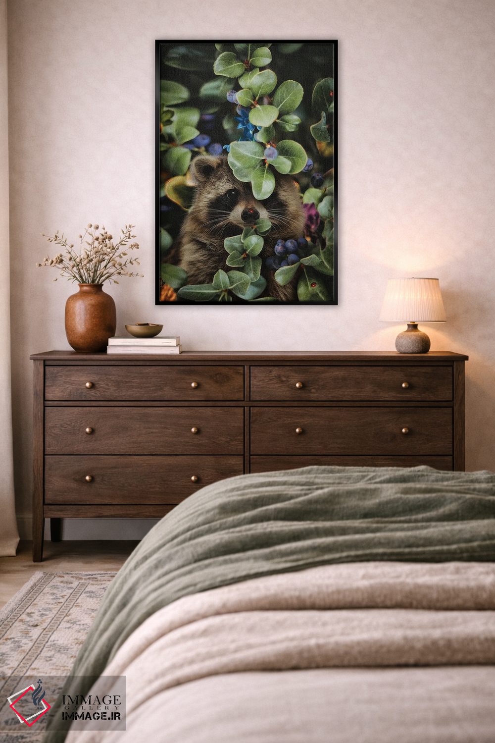 تابلو دکوراتیو منتظر بهشت نباش تا شکوفا شوی اثر کارن کانتوک - D5B