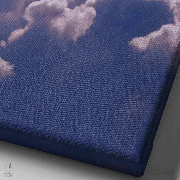 تابلو دکوراتیو کاش می دانستی اثر کارن کانتوک - نمای نزدیک بافت بوم