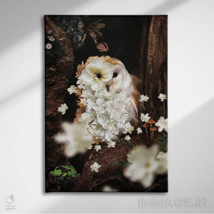 تابلو دکوراتیو ساخته شده از هزاران احساس کوچک اثر کارن کانتوک - نمای روبهرو روی دیوار