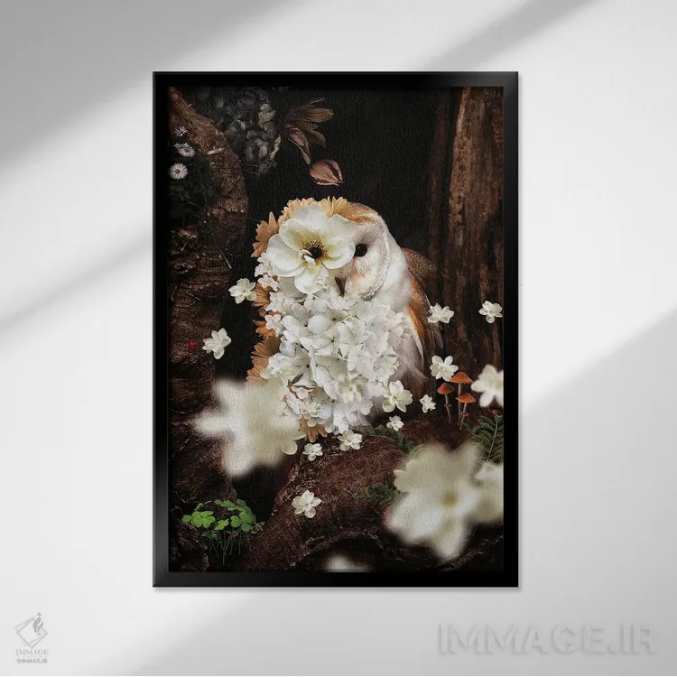 تابلو دکوراتیو ساخته شده از هزاران احساس کوچک اثر کارن کانتوک - نمای قابدار مشکی