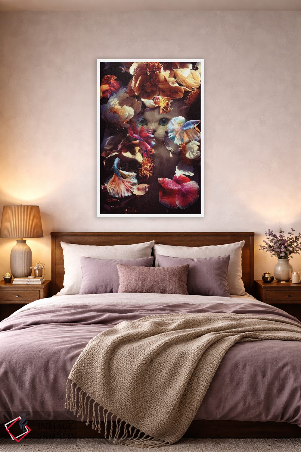 تابلو دکوراتیو دوست دارم وجودت را تماشا کنم اثر کارن کانتوک - D1W