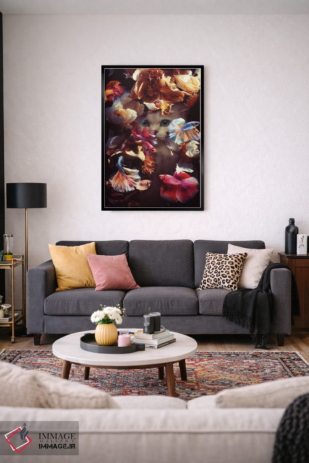 تابلو دکوراتیو دوست دارم وجودت را تماشا کنم اثر کارن کانتوک - D2B