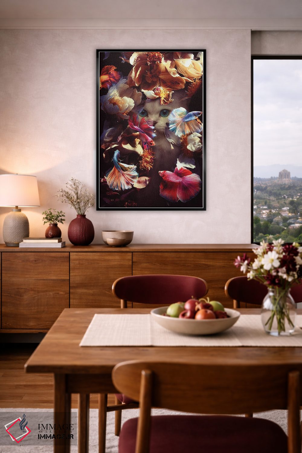 تابلو دکوراتیو دوست دارم وجودت را تماشا کنم اثر کارن کانتوک - D3B