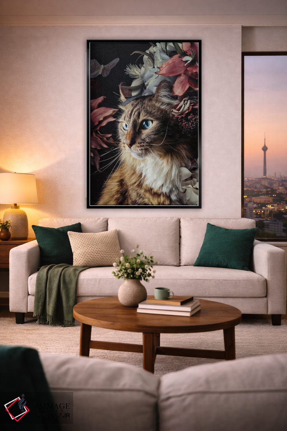 تابلو دکوراتیو تو از همه زیباتری اثر کارن کانتوک - D2B