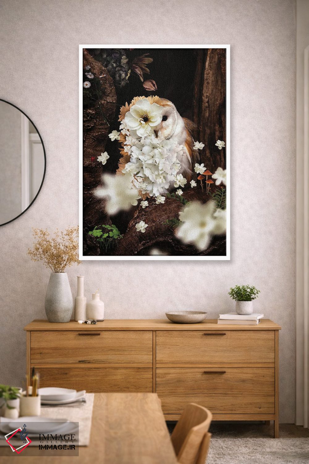 تابلو دکوراتیو ساخته شده از هزاران احساس کوچک اثر کارن کانتوک - D2W