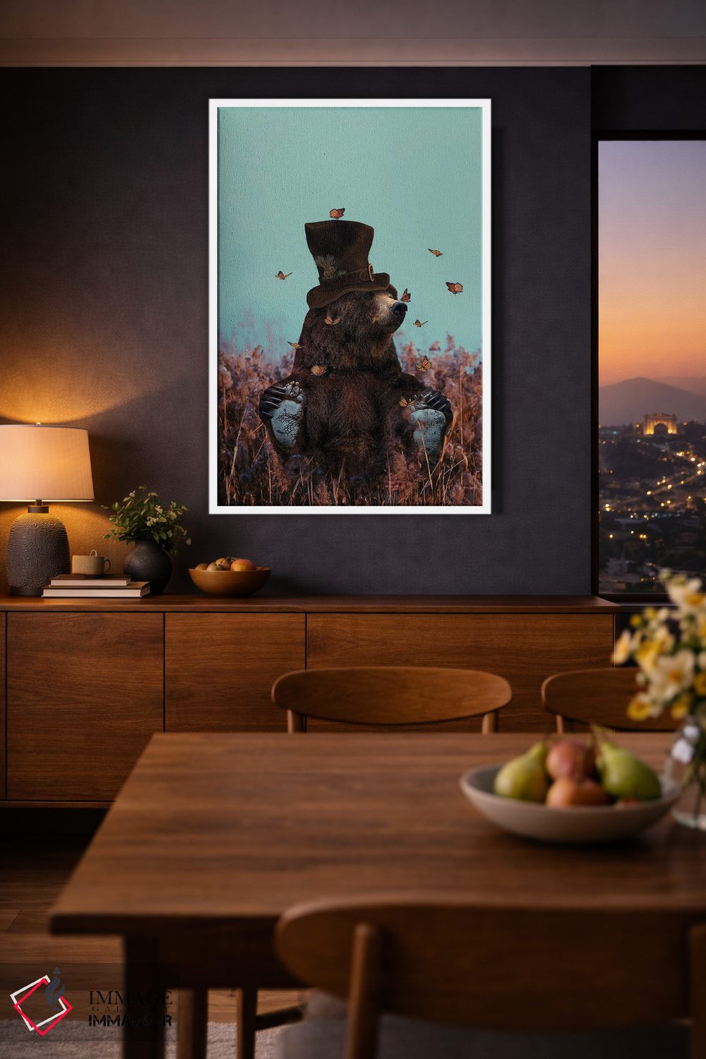 تابلو دکوراتیو وجودت الهام بخش رویاهایم است اثر کارن کانتوک - D2W