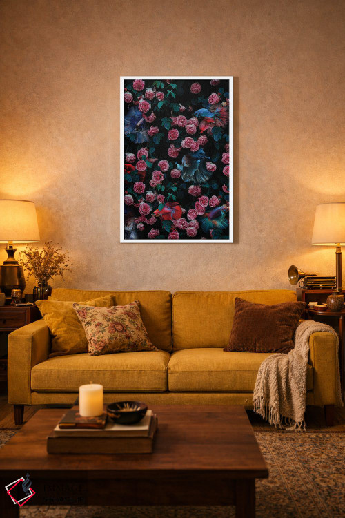 تابلو دکوراتیو همه چیز خیلی زیاد شده اثر کارن کانتوک - D2W