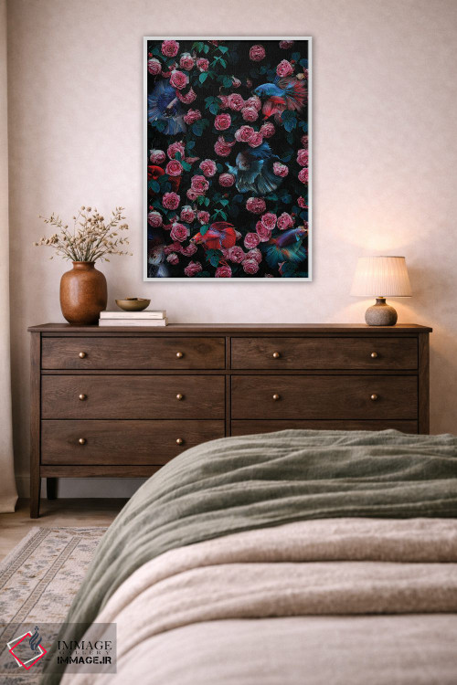 تابلو دکوراتیو همه چیز خیلی زیاد شده اثر کارن کانتوک - D3W