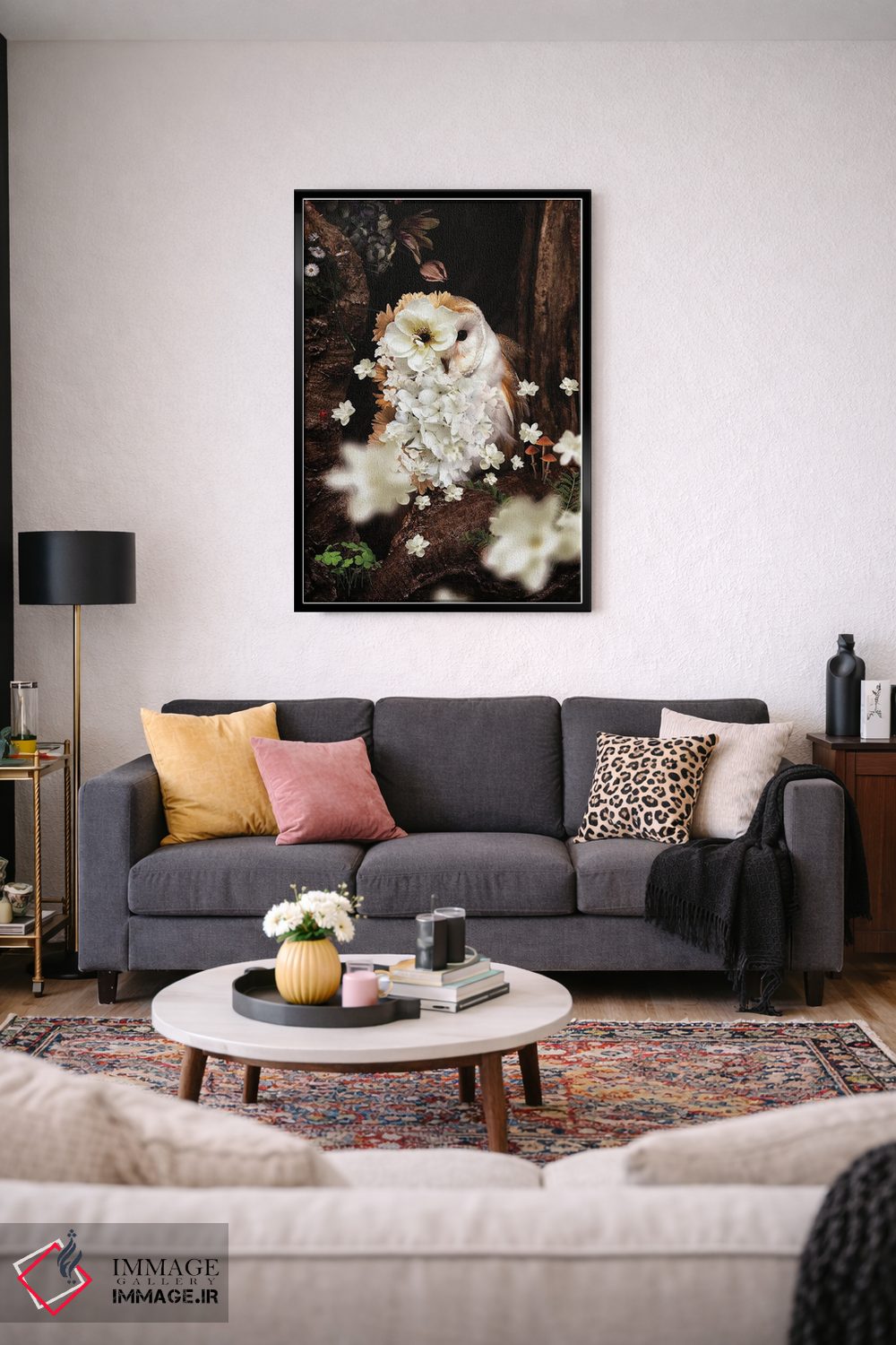 تابلو دکوراتیو ساخته شده از هزاران احساس کوچک اثر کارن کانتوک - D4B