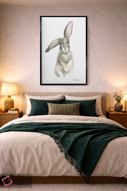 تابلو دکوراتیو گوش دراز اثر کیرستن دیل - D3B