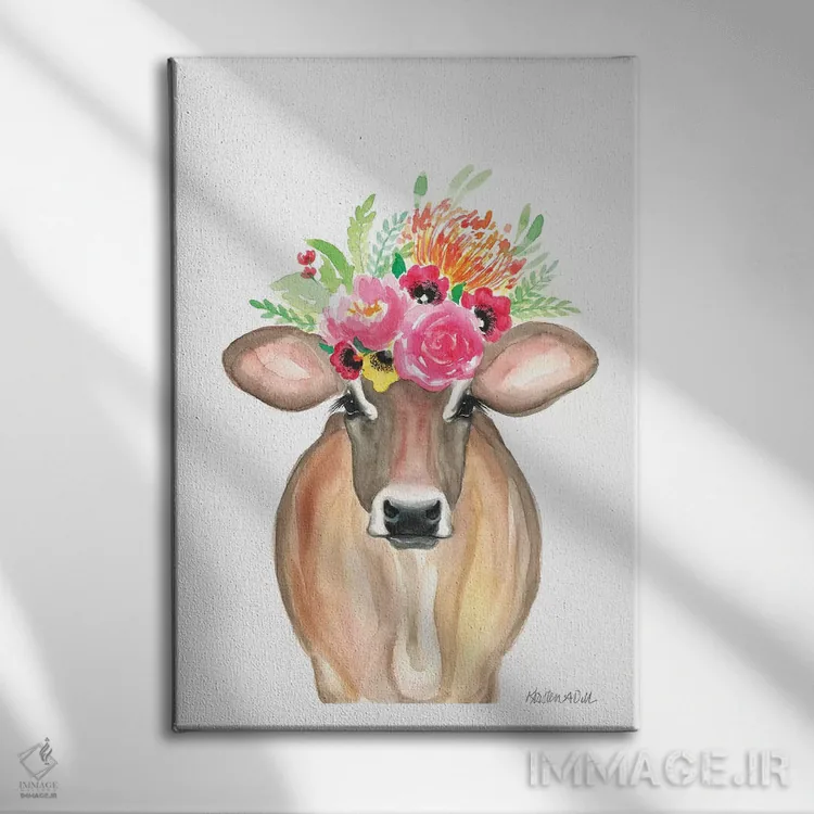 تابلو مدرن جودی اثر کیرستن دیل - نمای روبهرو روی دیوار