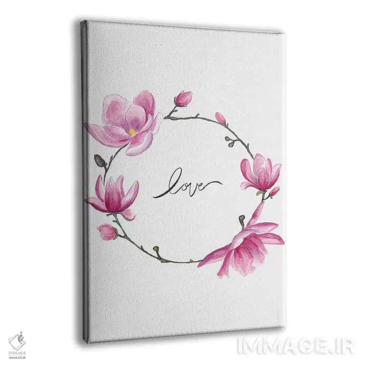 تابلو دکوراتیو عشق اثر کیرستن دیل - نمای پرسپکتیو محصول