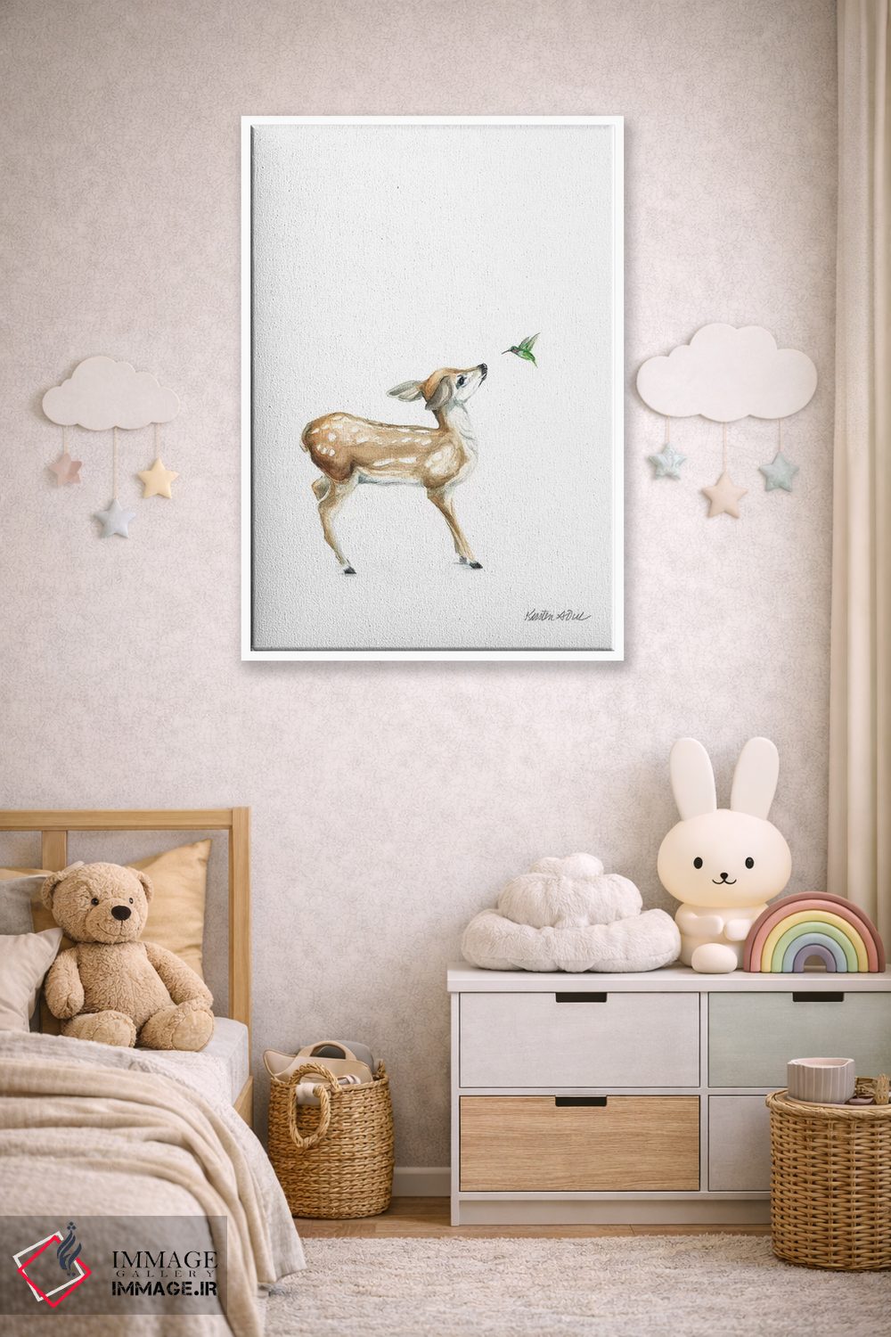 تابلو مینیمال سلام دوست من I اثر کیرستن دیل - D3W