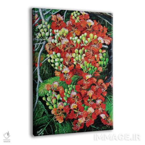 تابلو دکوراتیو فلومبویانت اثر کارین داون کلشال-بست - نمای پرسپکتیو محصول