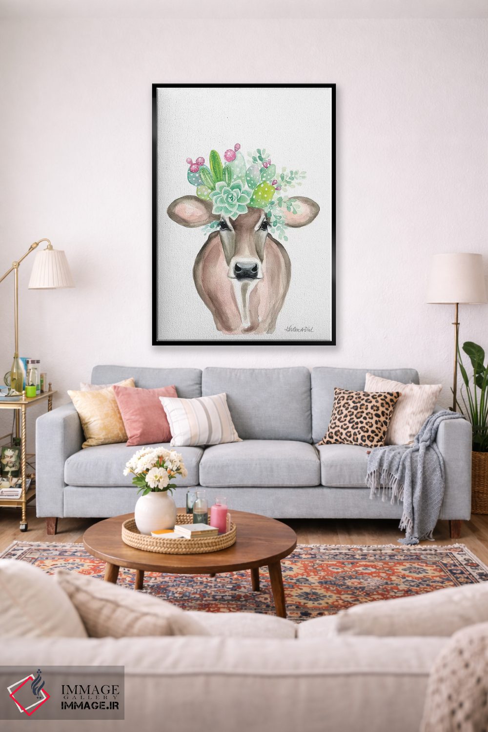 تابلو مدرن فریدا اثر کیرستن دیل - D1B