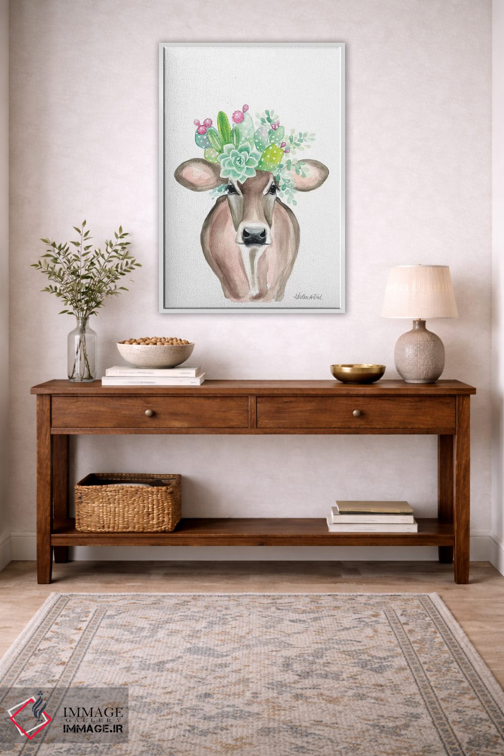 تابلو مدرن فریدا اثر کیرستن دیل - D2W