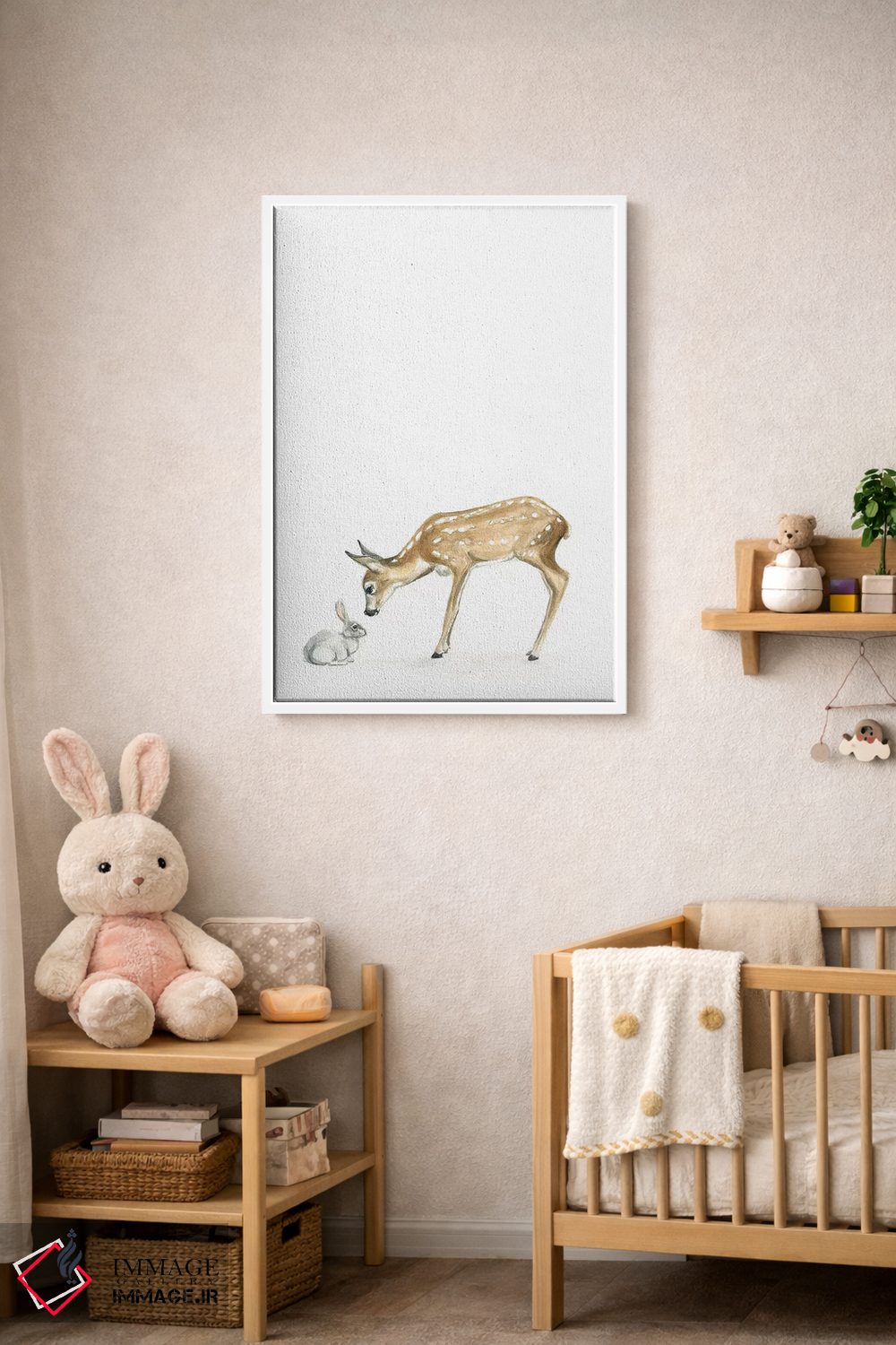 تابلو مینیمال سلام دوست من II اثر کیرستن دیل - D3W