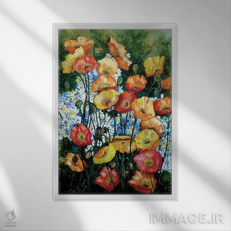تابلو دکوراتیو رویاهای کالیفرنیا اثر کارین داون کلشال-بست - نمای قابدار سفید