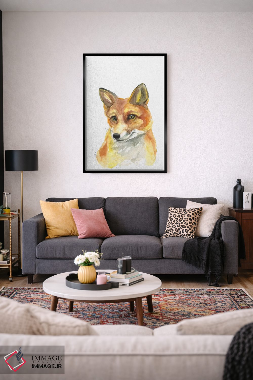 تابلو دکوراتیو روباه اثر کیرستن دیل - D3B