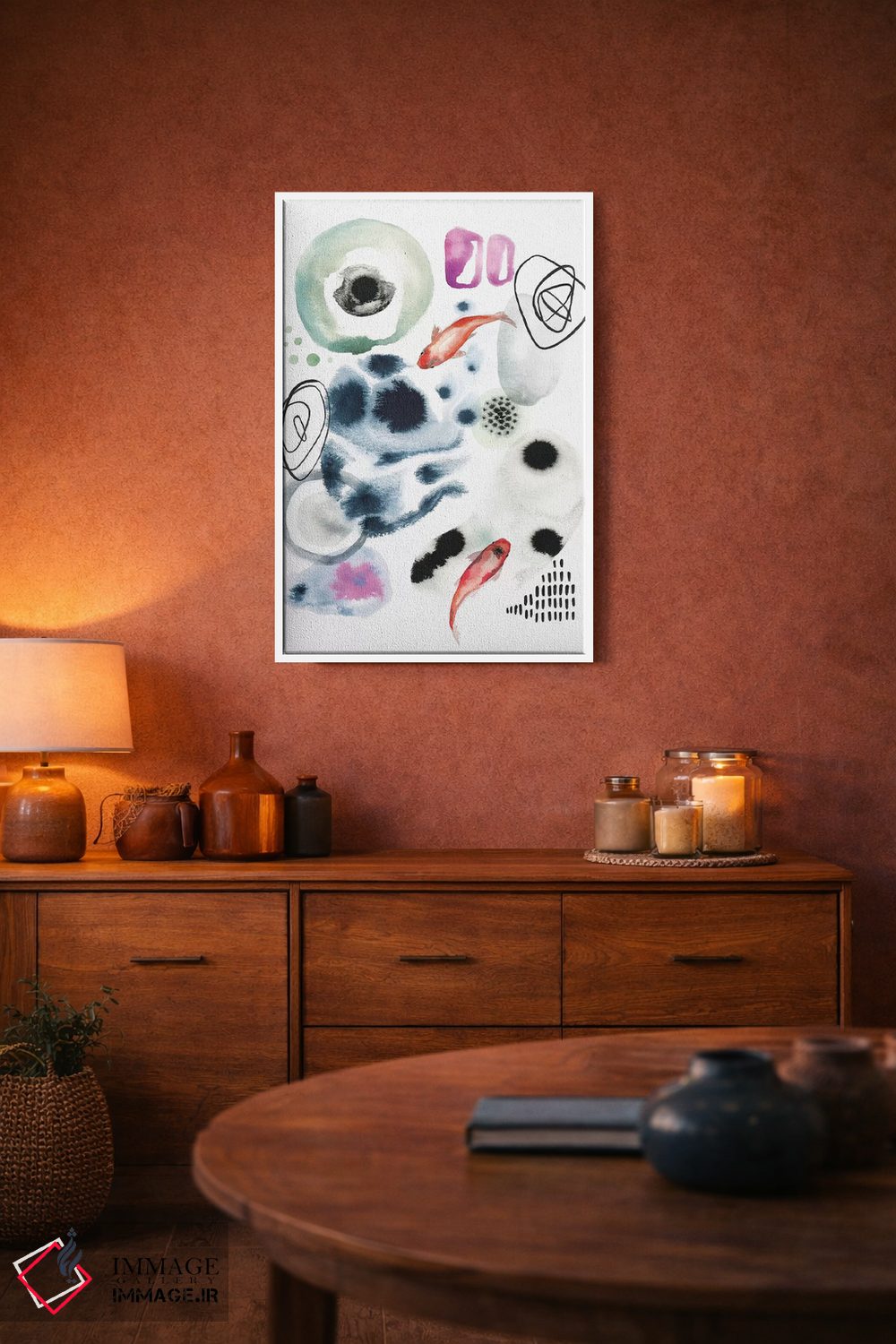 تابلو دکوراتیو کوی I اثر کیرستن دیل - D3W