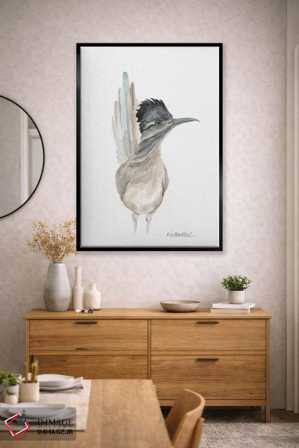 تابلو دکوراتیو دونده جاده اثر کیرستن دیل - D2B