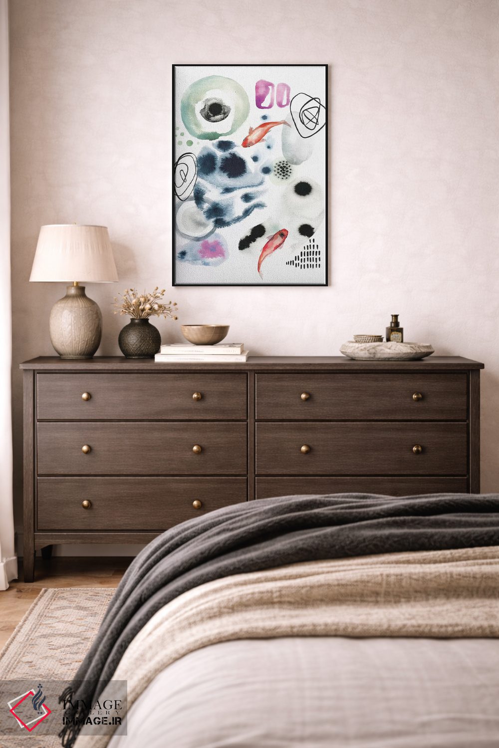 تابلو دکوراتیو کوی I اثر کیرستن دیل - D4B