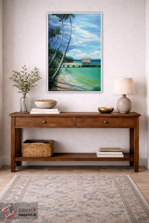 تابلو دکوراتیو نقطه کبوتر اثر کارین داون کلشال-بست - D2W