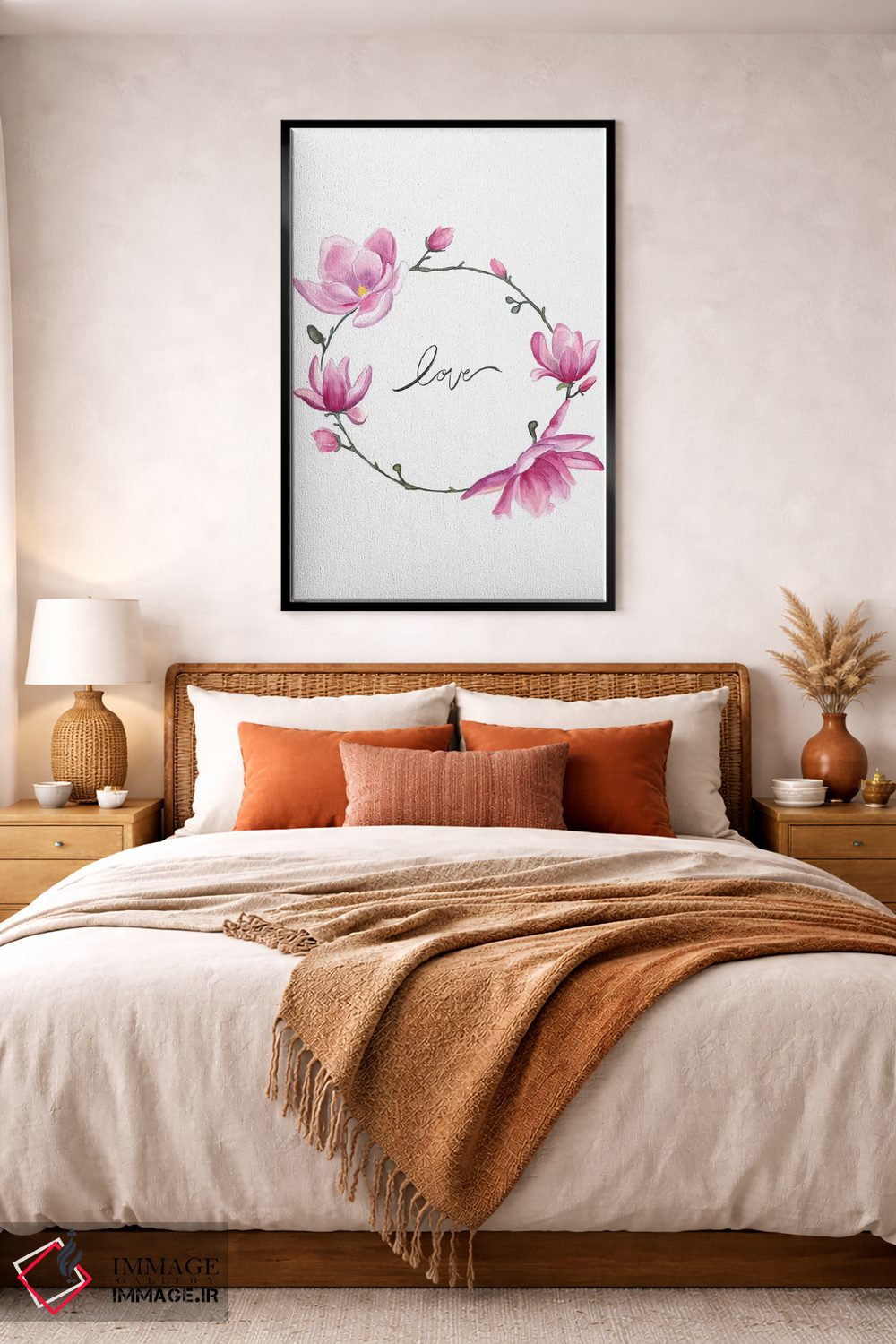 تابلو دکوراتیو عشق اثر کیرستن دیل - D3B