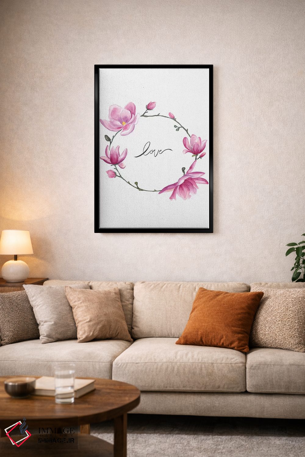 تابلو دکوراتیو عشق اثر کیرستن دیل - D4B