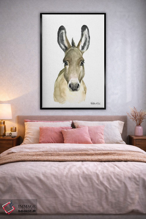 تابلو دکوراتیو الاغ اثر کیرستن دیل - D2B