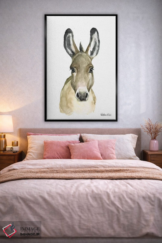 تابلو دکوراتیو الاغ اثر کیرستن دیل - D2B
