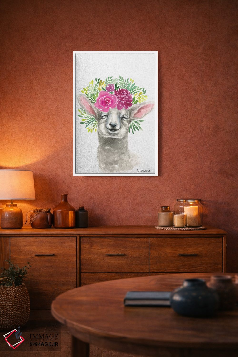 تابلو دکوراتیو بره بهاری اثر کیرستن دیل - D2W