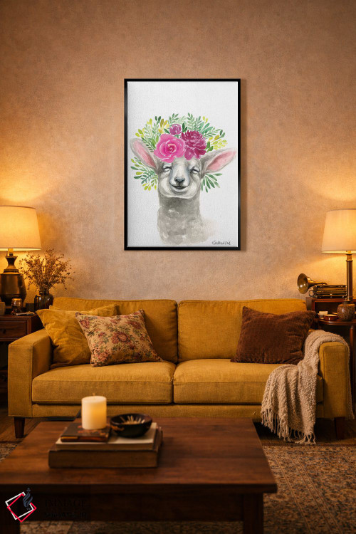 تابلو دکوراتیو بره بهاری اثر کیرستن دیل - D3B